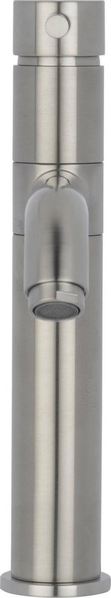 Saqu Eengreeps Keukenmengkraan Geborsteld staal