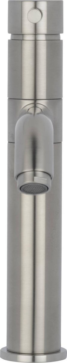 Saqu Eengreeps Keukenmengkraan Geborsteld staal