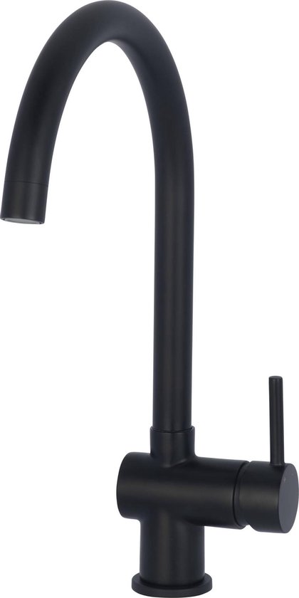 Saqu Keukenmengkraan met Hendel Mat - Zwart