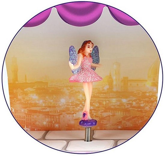 Toi-Toys juwelenkistje met muziekdoos meisjes karton - Roze