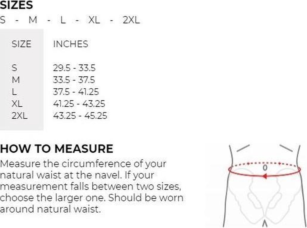 Zamst ZW-5 Rugbrace - - Zwart