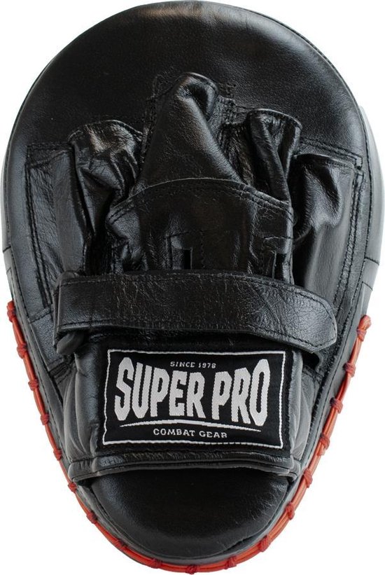 Super Pro Flat Hook and Jab Lederen Handpads
