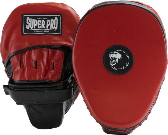 Super Pro Flat Hook and Jab Lederen Handpads