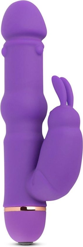 Teazers Siliconen Rabbit Vibrator - - Paars