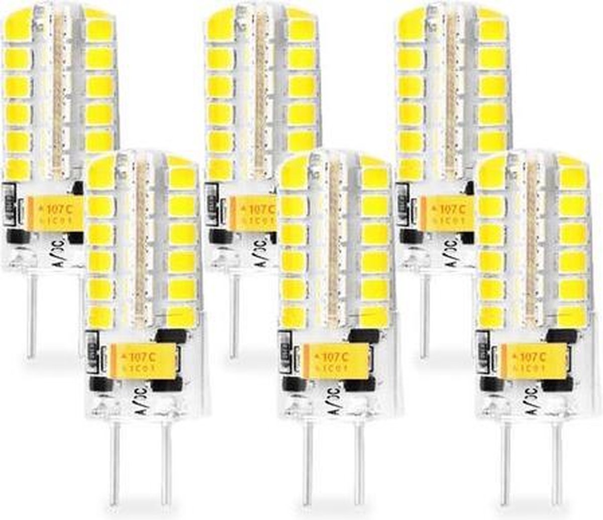 Groenovatie GY6.35 Dimbare LED Lamp 2W Warm 6-Pack - Wit