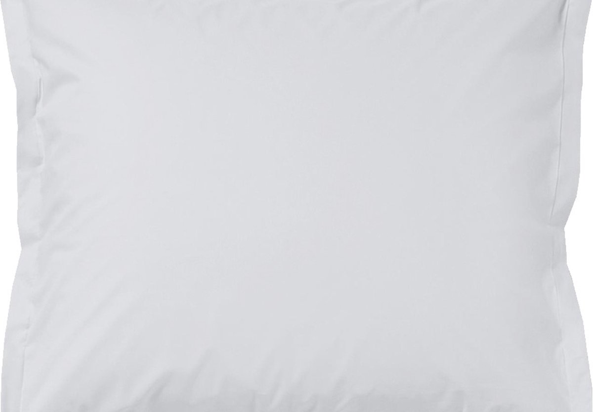 Cinderella Kussensloop Hotelsluiting Katoen Satijn Volant - light grey 60x70cm - Grijs