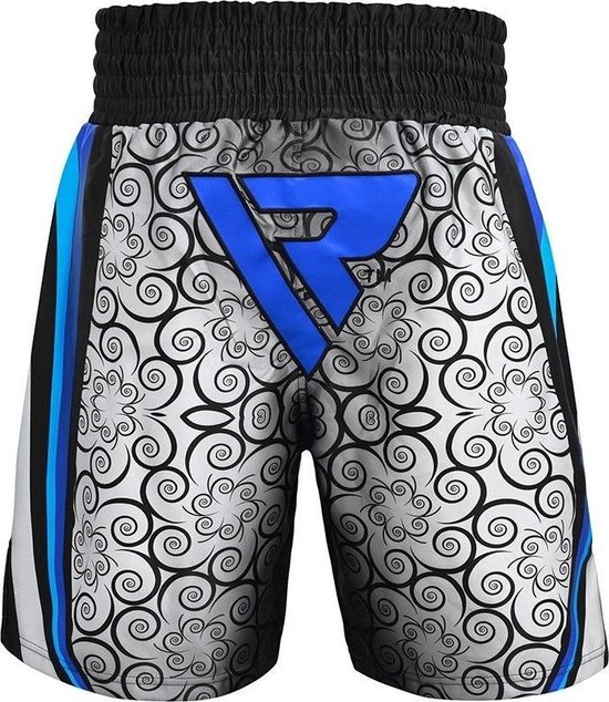 RDX Sports RDX BSS Boxing Training Shorts Satin R2 - - Blauw