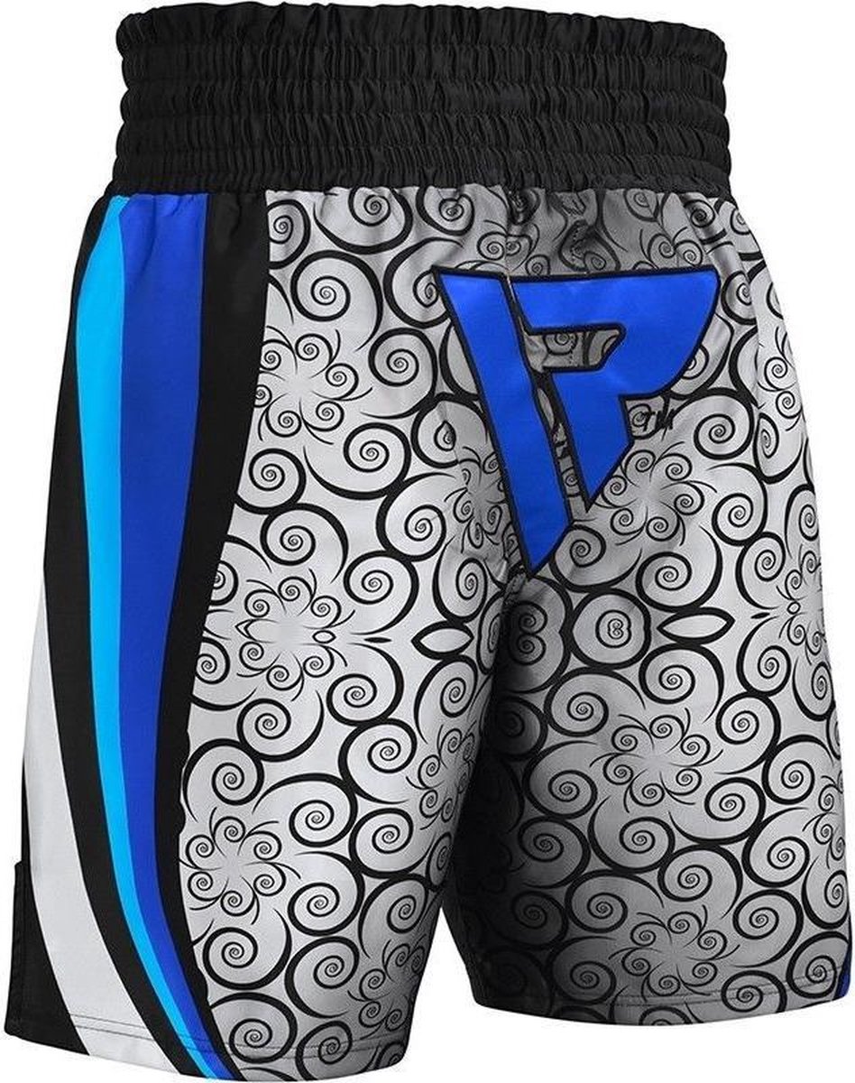 RDX Sports RDX BSS Boxing Training Shorts Satin R2 - - Blauw