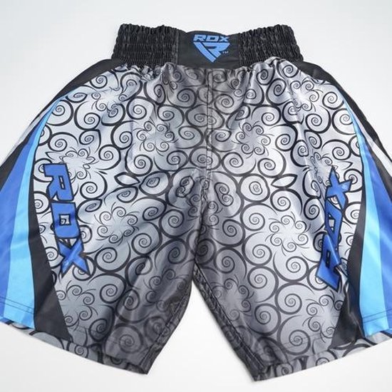 RDX Sports RDX BSS Boxing Training Shorts Satin R2 - - Blauw