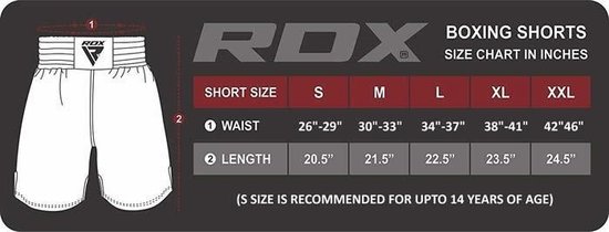RDX Sports RDX BSS Boxing Training Shorts Satin R2 - - Blauw