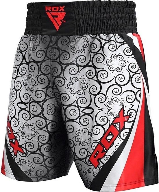 RDX Sports RDX BSS Boxing Training Shorts Satin R1 - - Rood