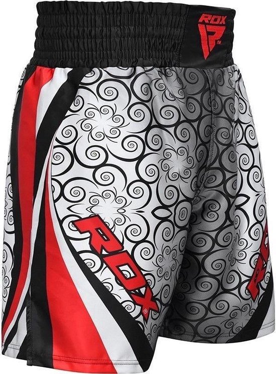 RDX Sports RDX BSS Boxing Training Shorts Satin R1 - - Rood