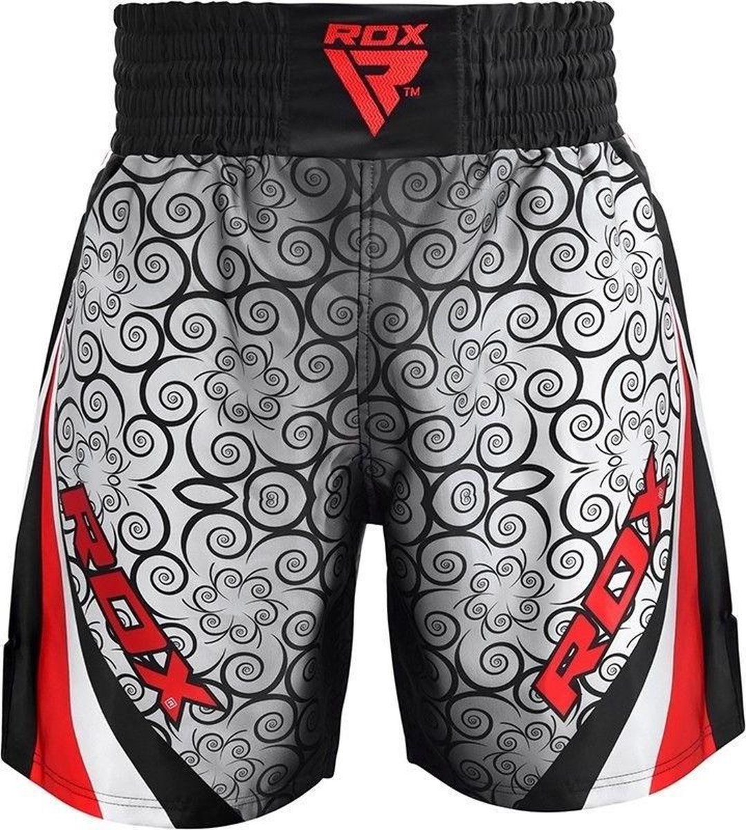 RDX Sports RDX BSS Boxing Training Shorts Satin R1 - - Rood