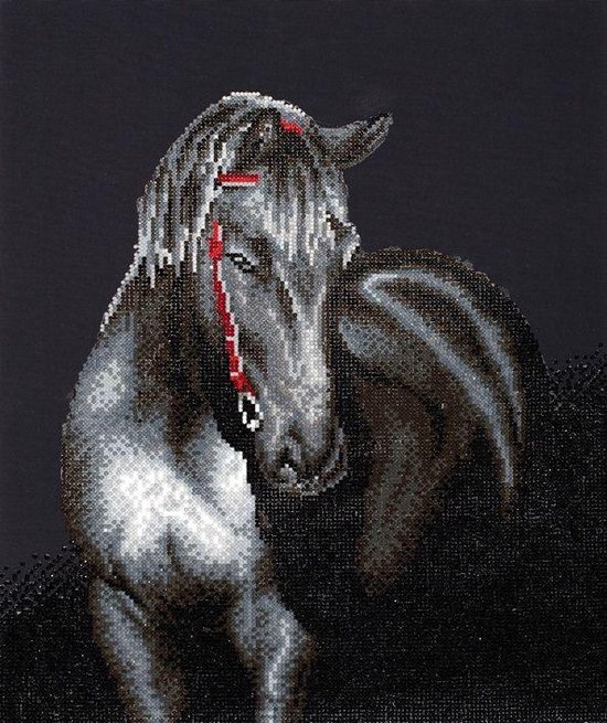 Diamond Dotz Midnight Stallion : 53x42 cm
