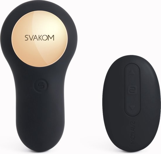 SVAKOM Vick Prostaat Vibrator Met Afstandsbediening - Zwart