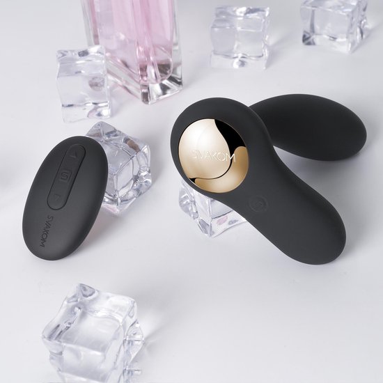 SVAKOM Vick Prostaat Vibrator Met Afstandsbediening - Zwart