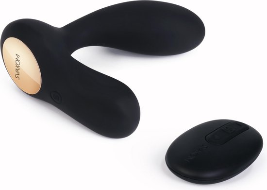 SVAKOM Vick Prostaat Vibrator Met Afstandsbediening - Zwart