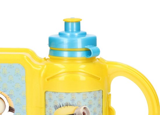 Top1Toys Lunchbox+Drinkfles Minions - Geel