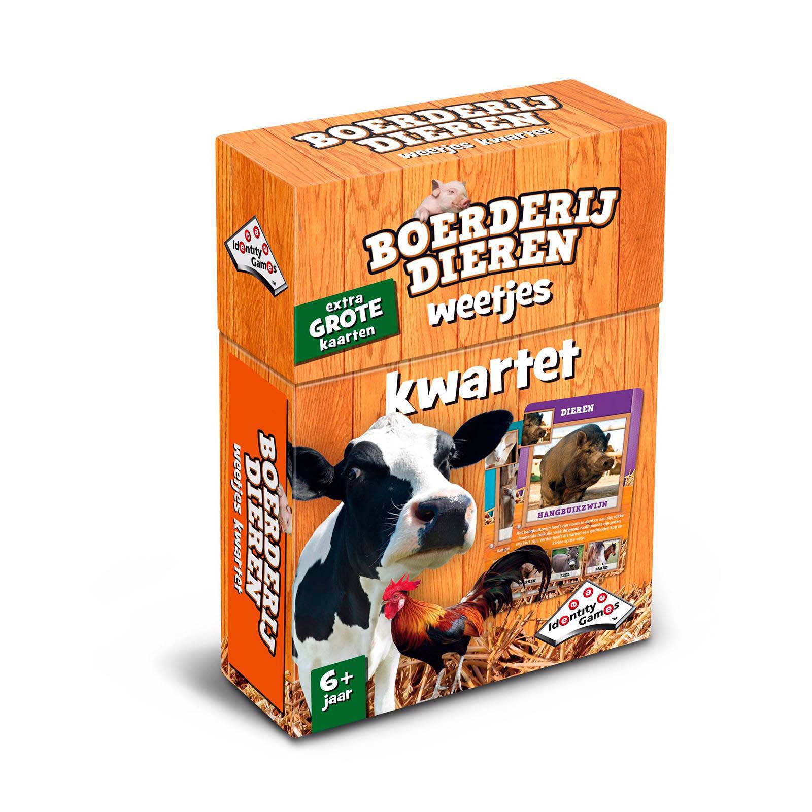 Identity Games Spel Weetjes Kwartet Boerderijdieren