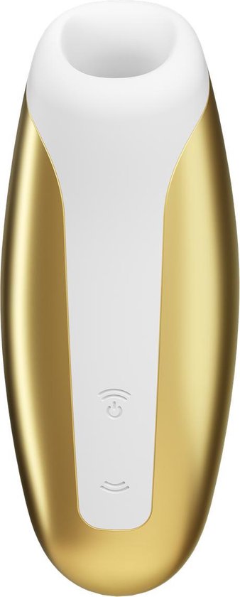 SATISFYER Love Breeze Luchtdrukvibrator - Yellow - Geel
