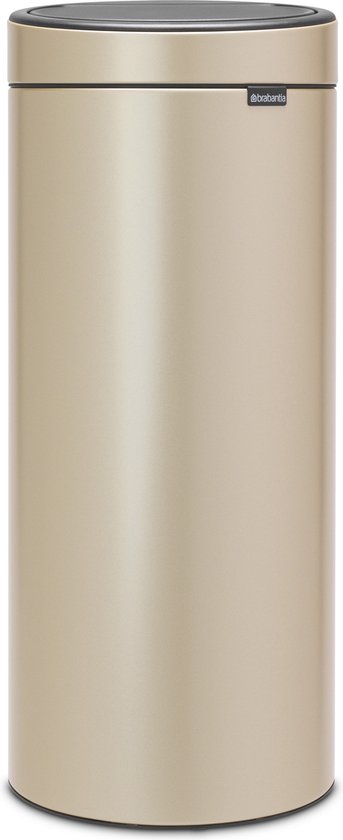 Brabantia Touch Bin 30 liter Champagne