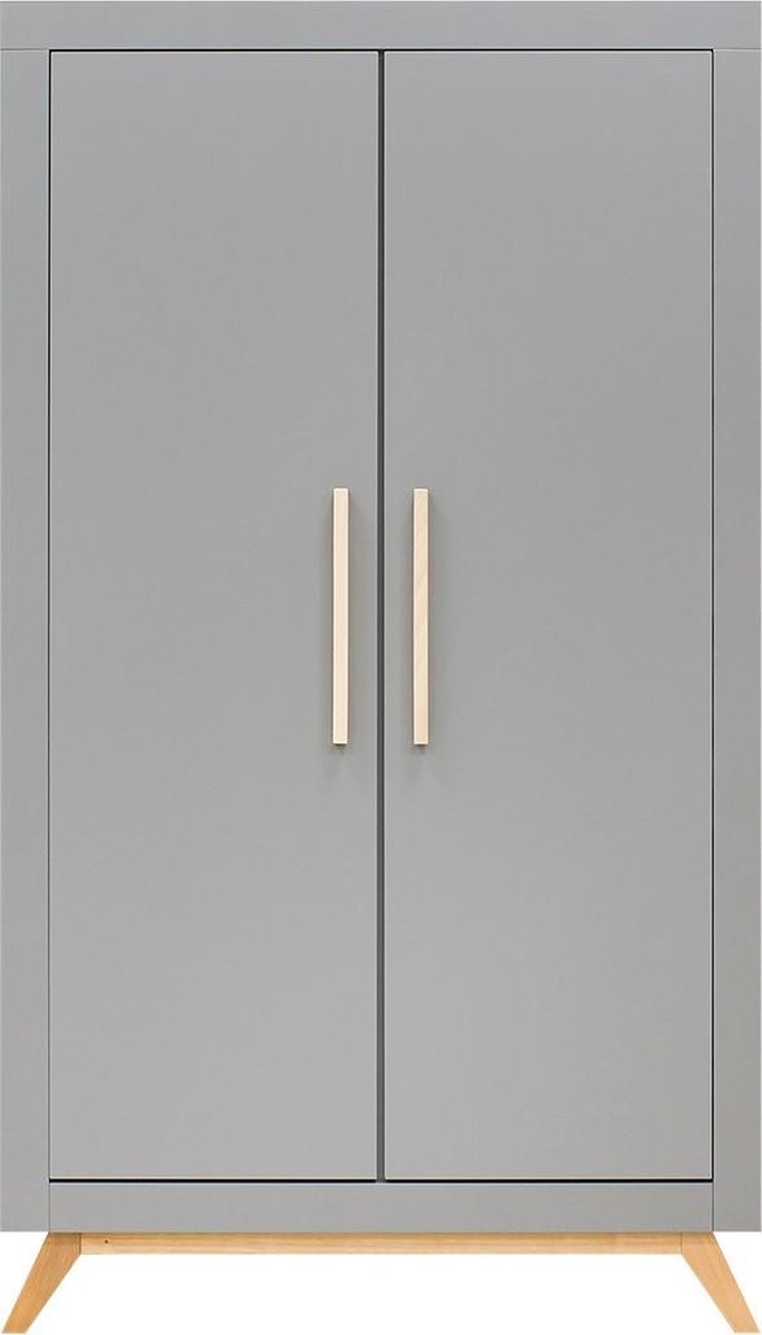 Bopita Fenna 2-Deurskast - Grey/Natural
