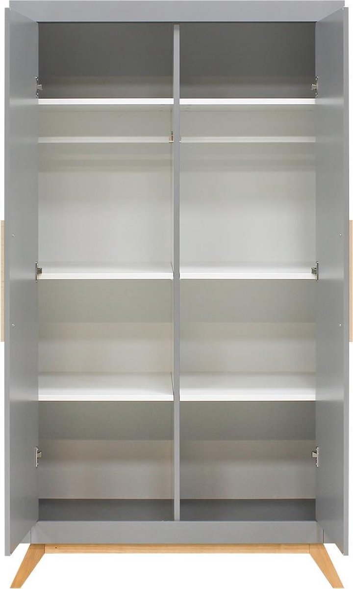 Bopita Fenna 2-Deurskast - Grey/Natural