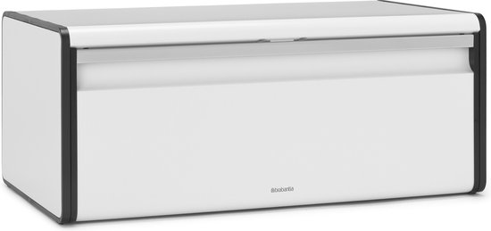 Brabantia broodtrommel met klepdeksel - Wit