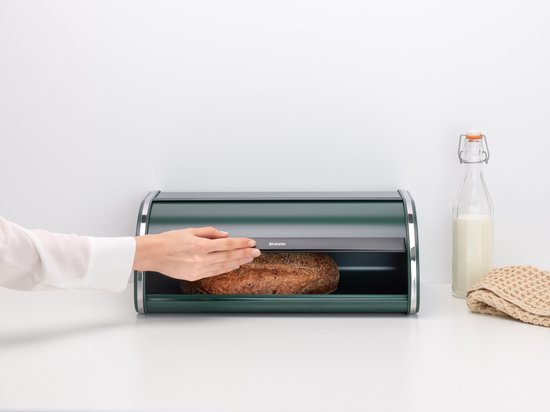 Brabantia broodtrommel met schuifdeksel - Groen