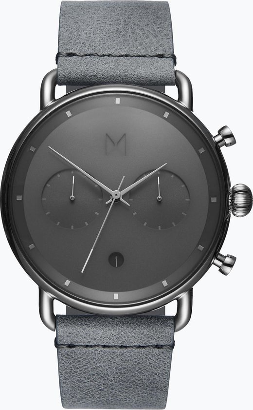 MVMT D-BT01-SGR RVS Blacktop Horloge 47mm - Grijs