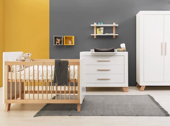 Bopita Lisa Bed - 60 x 120 cm/Naturel - Wit