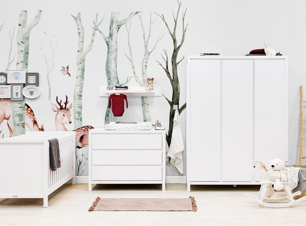 Bopita Corsica 3-Deurskast - - Wit