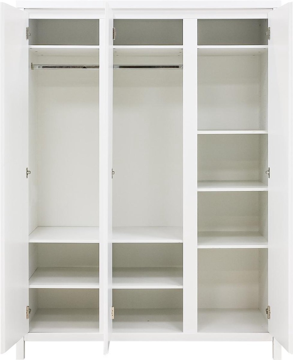 Bopita Corsica 3-Deurskast - - Wit