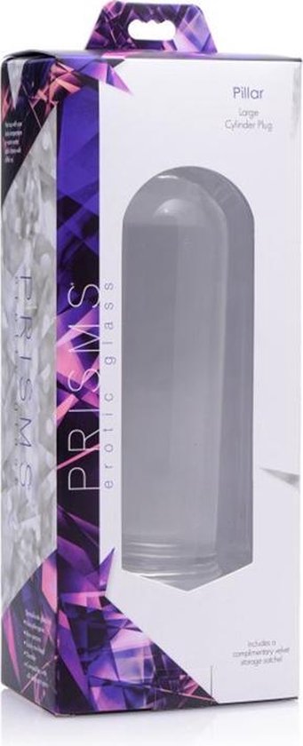Prisms Erotic Glass Pillar - Glazen Dildo/Plug