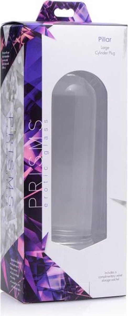 Prisms Erotic Glass Pillar - Glazen Dildo/Plug