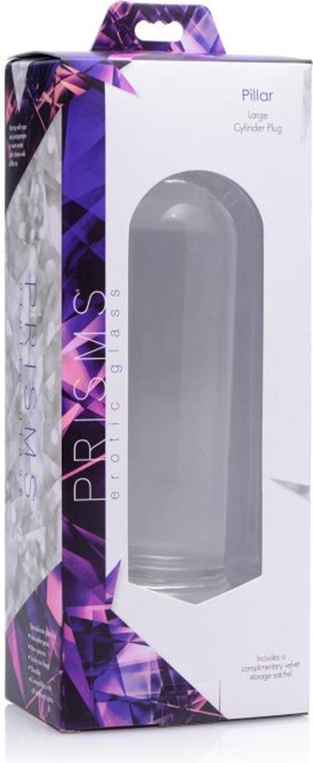 Prisms Erotic Glass Pillar - Glazen Dildo/Plug