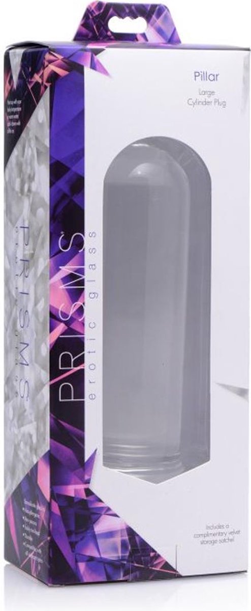 Prisms Erotic Glass Pillar - Glazen Dildo/Plug