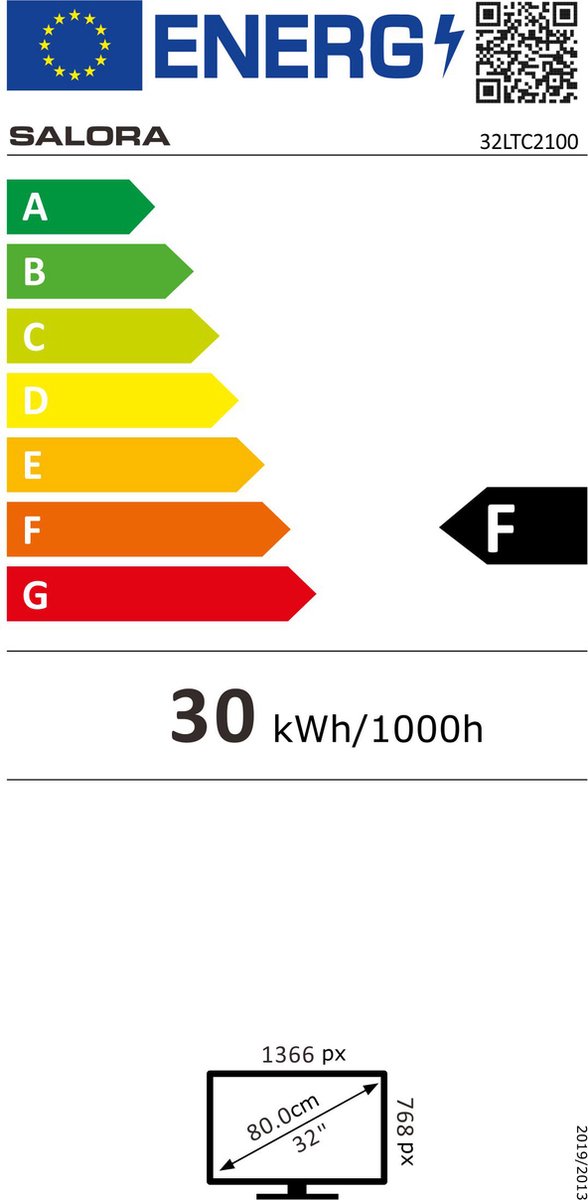 Salora 32LTC2100 - Zwart