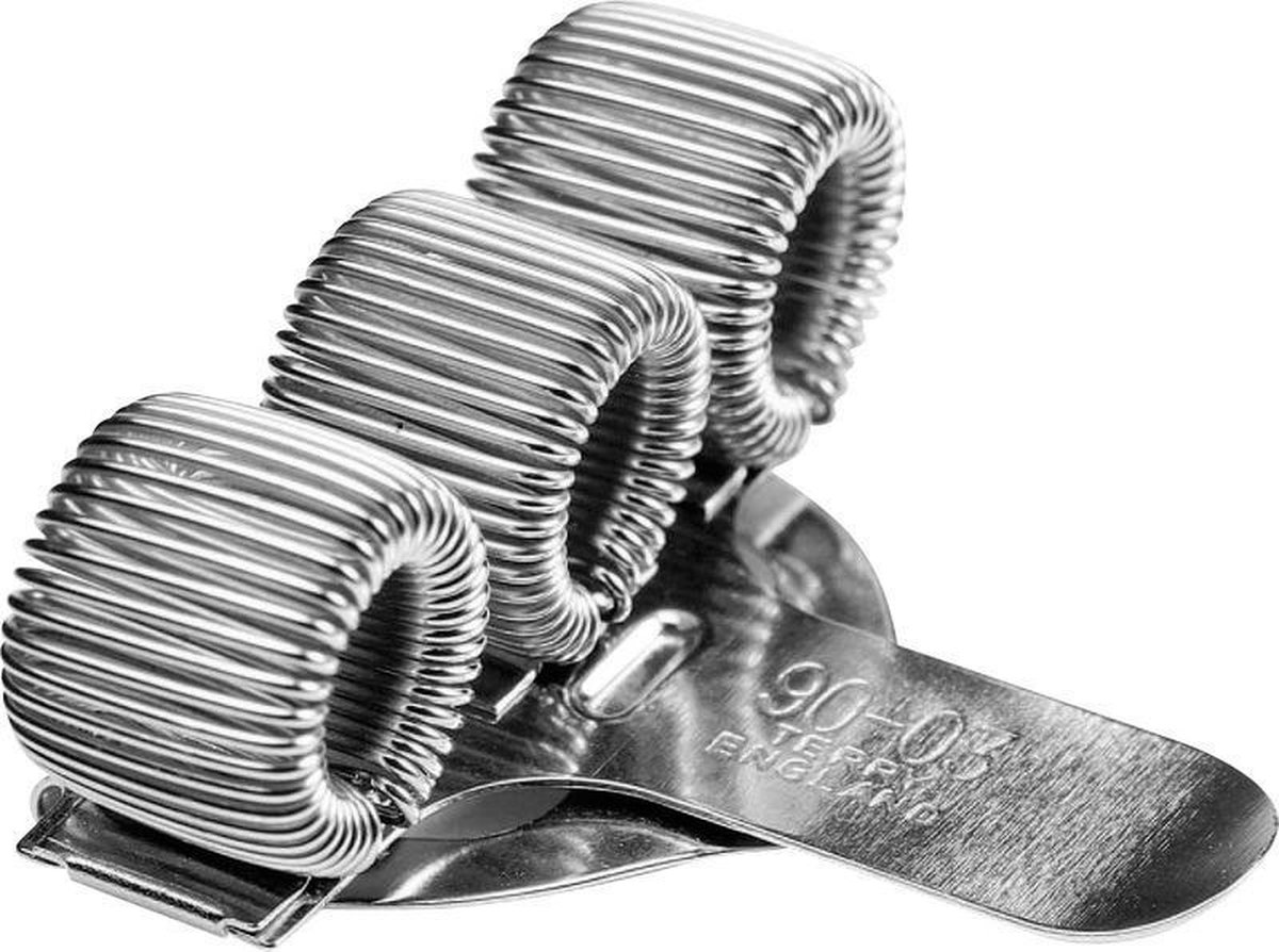 Terry Clip voor 3 pennen en/of potloden zilver - Silver