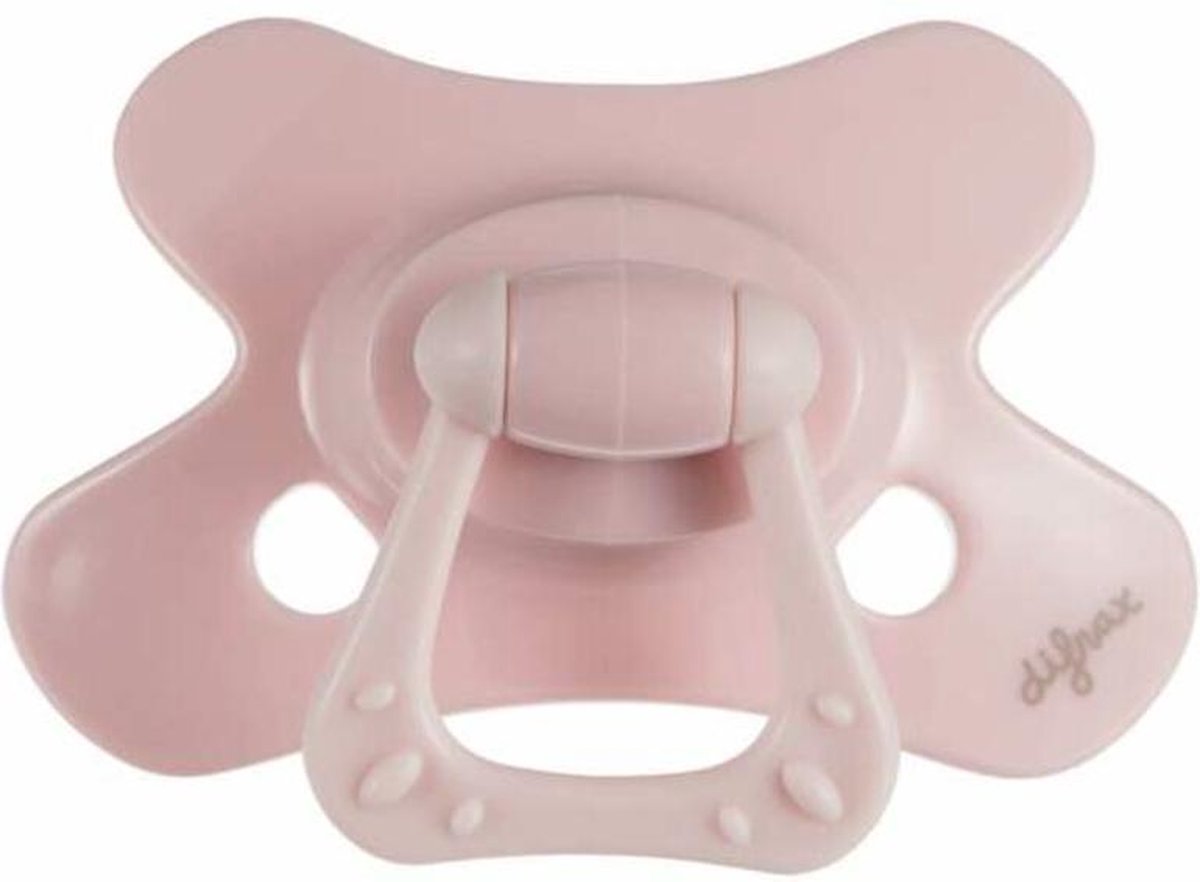 Difrax Fopspeen 12-18 maanden Natural Pure | Blossom - Roze