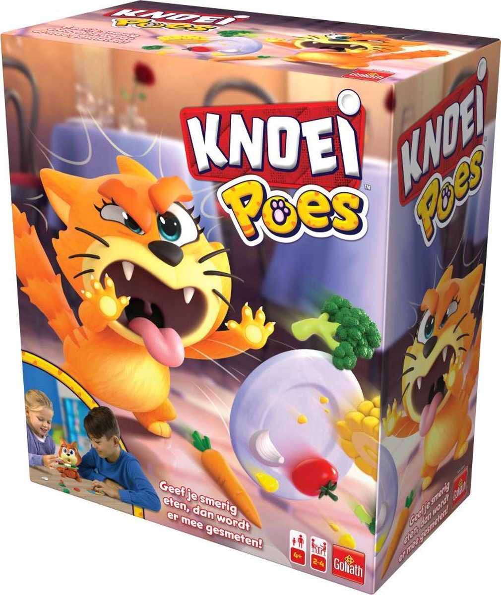 Goliath kinderspel Knoeipoes junior - Oranje