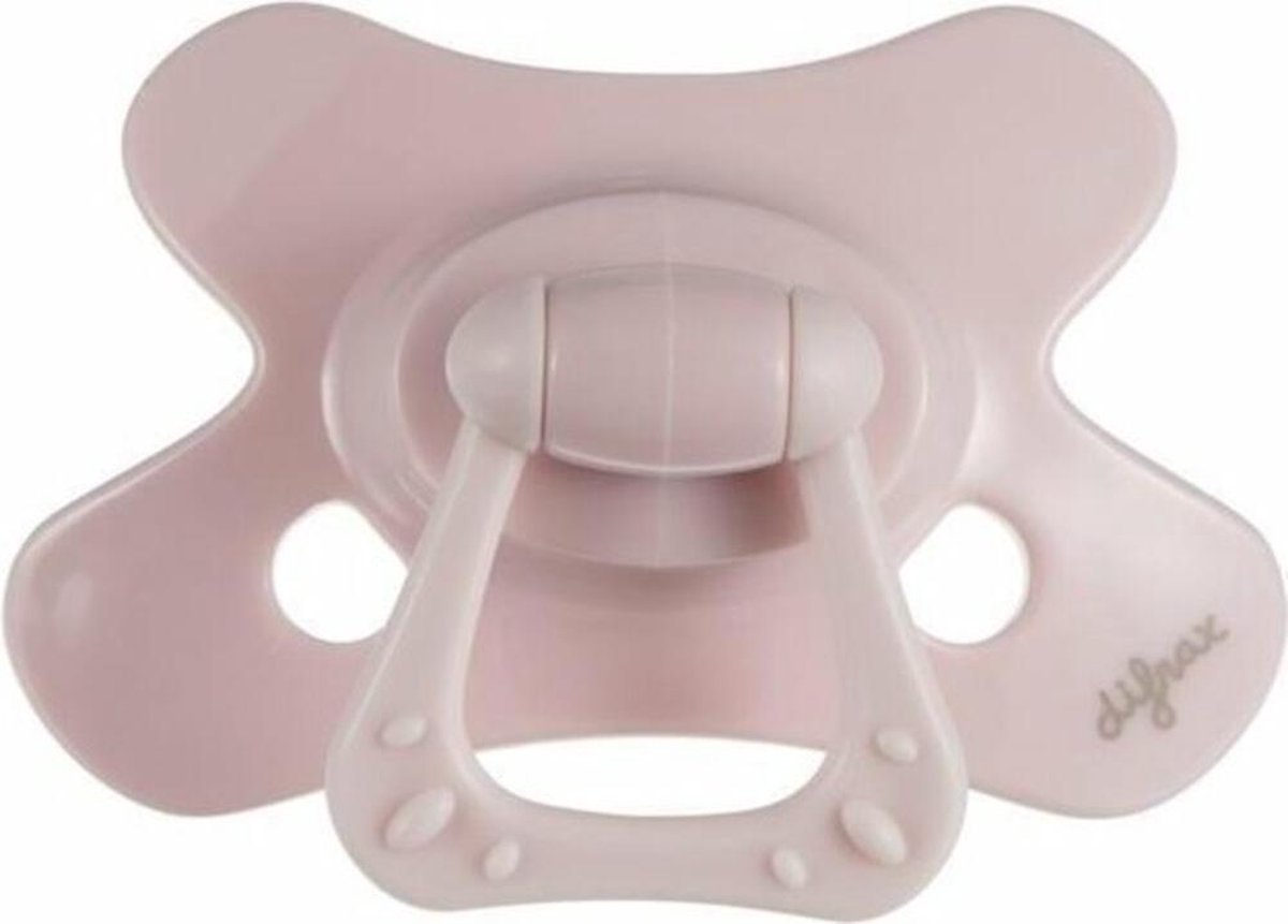 Difrax Fopspeen 6-12 maanden Natural Pure | Blossom - Roze
