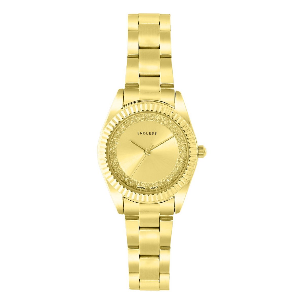 Lucardi Endless dames horloge goudkleurig