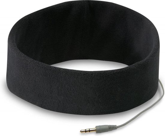 SleepPhones hoofdtelefoon Classic Fleeze S/XS - Zwart