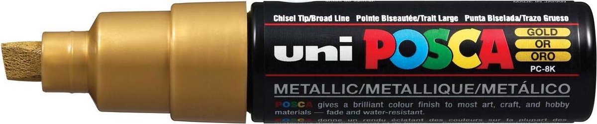Posca Verfmarker 8K - Goud