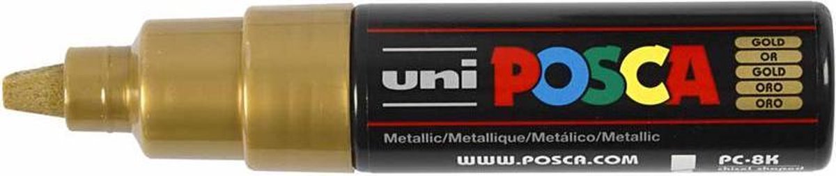 Posca Verfmarker 8K - Goud