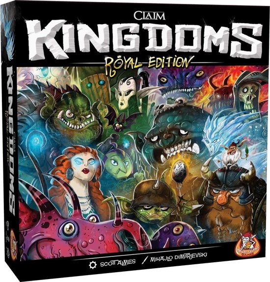 White Goblin Games bordspel Claim Kingdoms Royal Edition (NL) - Zwart
