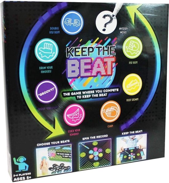 Games Hub gezelschapsspel Keep the beat (en) - Groen