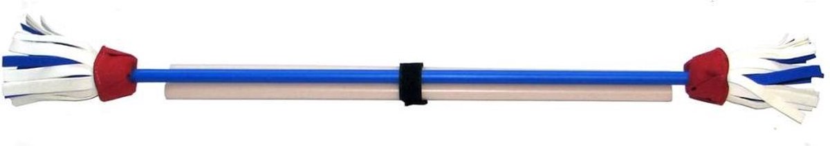 Acrobat jongleerstokken bloemen 75 cm 3-delig - Blauw