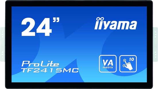 iiyama ProLite TF2415MC-B2 touch screen-monitor 60,5 cm (23.8'') 1920 x 1080 Pixels Multi-touch Multi-gebruiker - Zwart